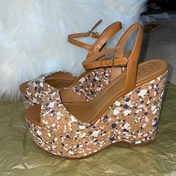 Tory Burch wedge like tall heels - Picture 2 of 7